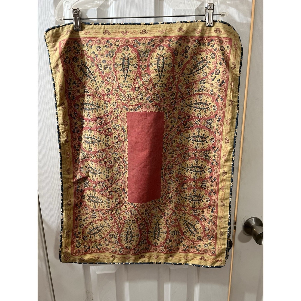 RL Chaps‎ Standard Shams Montauk Paisley Floral Reds Blue Ecru (2)